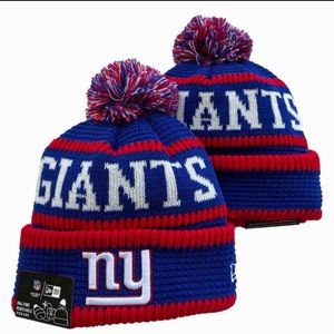 New Era NFL knit Pom beanie Giants
